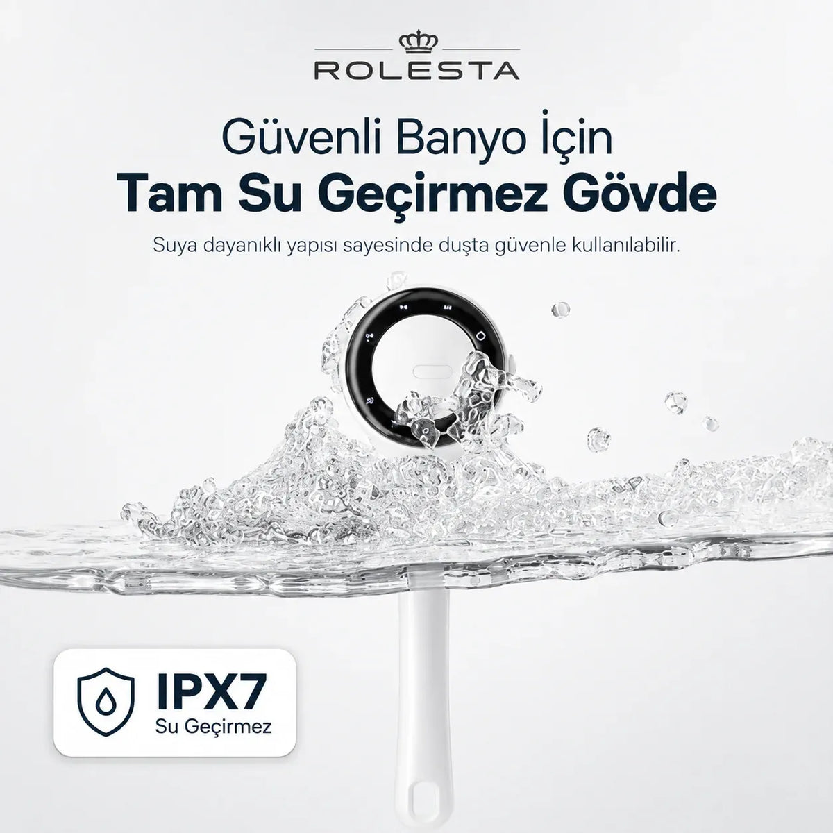 Mirelle Rolesta® 5 Başlıklı Şarjlı Duş Fırçası